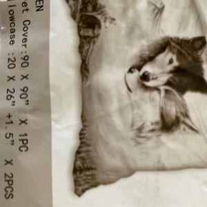 Duvet and pillow cases - Wolf Design Brand New
